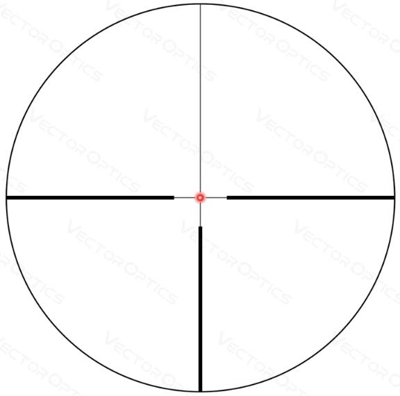 reticula 4A de caza visor Vector Optics continental 1-6x24